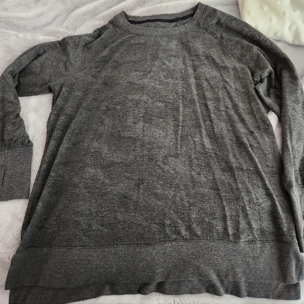 Dark gray sweatshirt